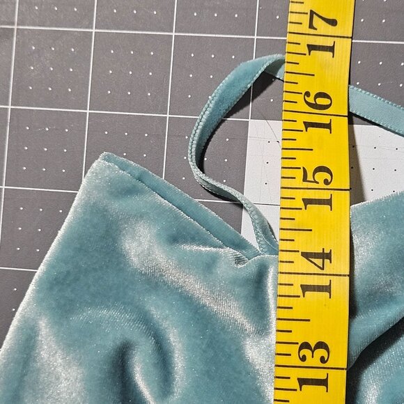 Free People Scandinavian Dress S Icy Shade Blue Embroidered Cottage Fairy - Picture 11 of 16